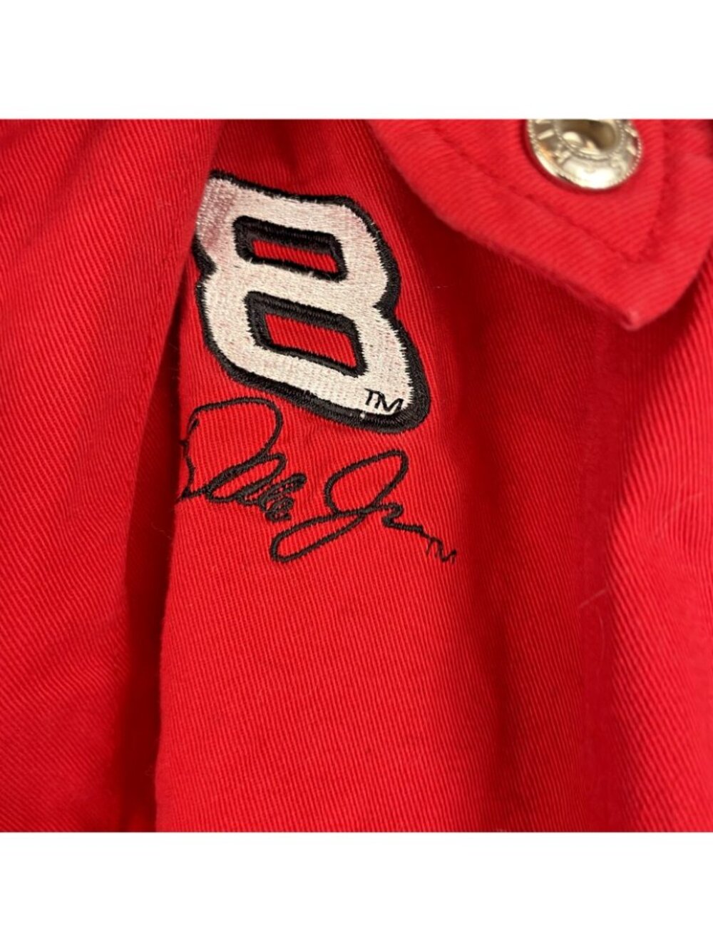 Dale Earnhardt Jr. #8 Racing Jacket – Boys 14/16 Embroidered NASCAR Style - Picture 4 of 7